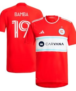 Jonathan Bamba Chicago Fire adidas 2024 Return To Red Replica Player Jersey - Red