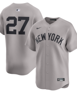 Giancarlo Stanton New York Yankees Nike Road Limited Player Jersey - Gray/White