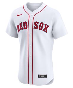 Alternative view of Boston Red Sox Nike Home Elite Custom Jersey - White