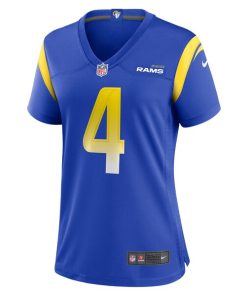 Alternative view of Jordan Fuller Los Angeles Rams Nike Women's Game Player Jersey - Royal