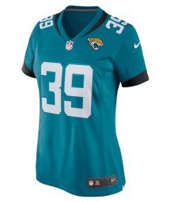 Alternative view of Jamal Agnew Jacksonville Jaguars Nike Women's Game Jersey - Teal