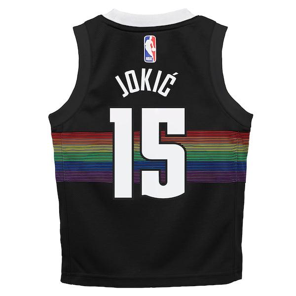 Nikola Joki? Denver Nuggets Nike Toddler 2025/26 City Edition Swingman Jersey - Black - Image 3