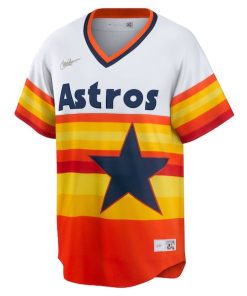 Alternative view of Houston Astros Nike Home Cooperstown Collection Team Jersey - White