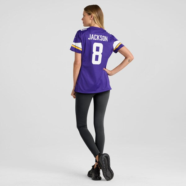 Trishton Jackson Minnesota Vikings Nike Women's Game Jersey - Purple - Image 6