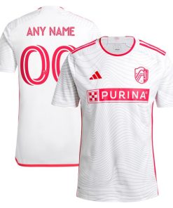 St. Louis City SC adidas 2024 The Confluence Kit Replica Custom Jersey - White