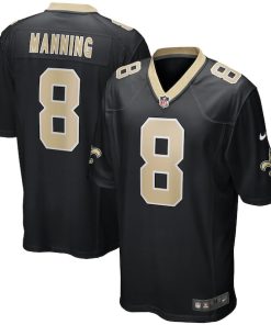Archie Manning New Orleans Saints Nike Game Retired Player Jersey - Black