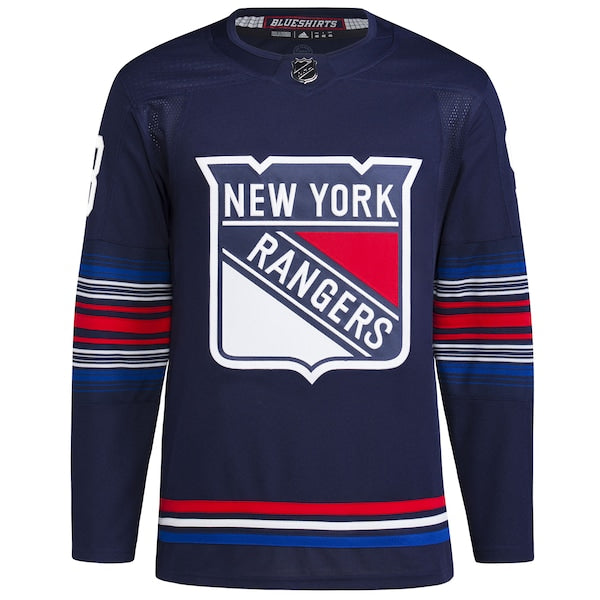 Mika Zibanejad New York Rangers adidas Alternate Authentic Primegreen Player Jersey - Navy - Image 2