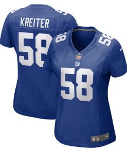 Casey Kreiter New York Giants Nike Women's Game Jersey - Royal