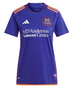 Alternative view of Houston Dynamo FC adidas Women's 2024 Still Holdin' Replica Jersey?¨C Purple