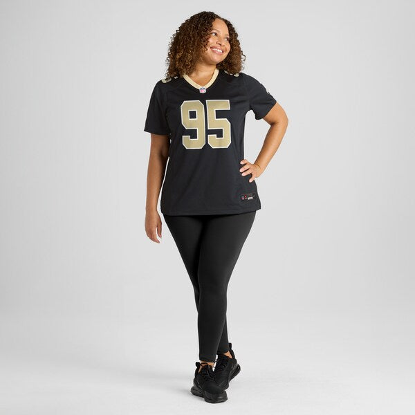 John Ridgeway III New Orleans Saints Nike Women's Game Jersey - Black - Image 7