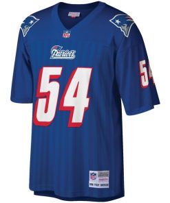 Alternative view of Tedy Bruschi New England Patriots Big & Tall 1996 Retired Player Replica Jersey - Royal