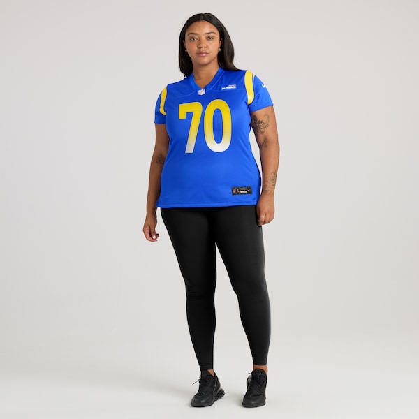 KT Leveston Los Angeles Rams Nike Women's Team Game Jersey - Royal - Image 6