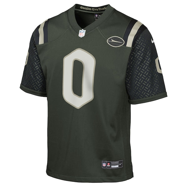 Braelon Allen New York Jets Nike Youth 2025 Rivalries Collection Game Jersey - Gotham Green - Image 2