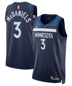 Jaden McDaniels Minnesota Timberwolves Nike Unisex Swingman Jersey - Icon Edition - Navy