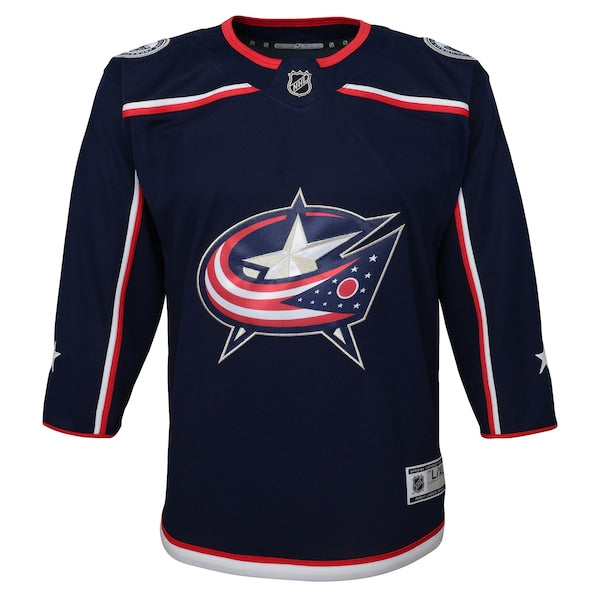 Columbus Blue Jackets Youth Home Premier Jersey - Navy - Image 2