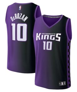 DeMar DeRozan Sacramento Kings  Fast Break Replica Jersey - Statement Edition - Purple