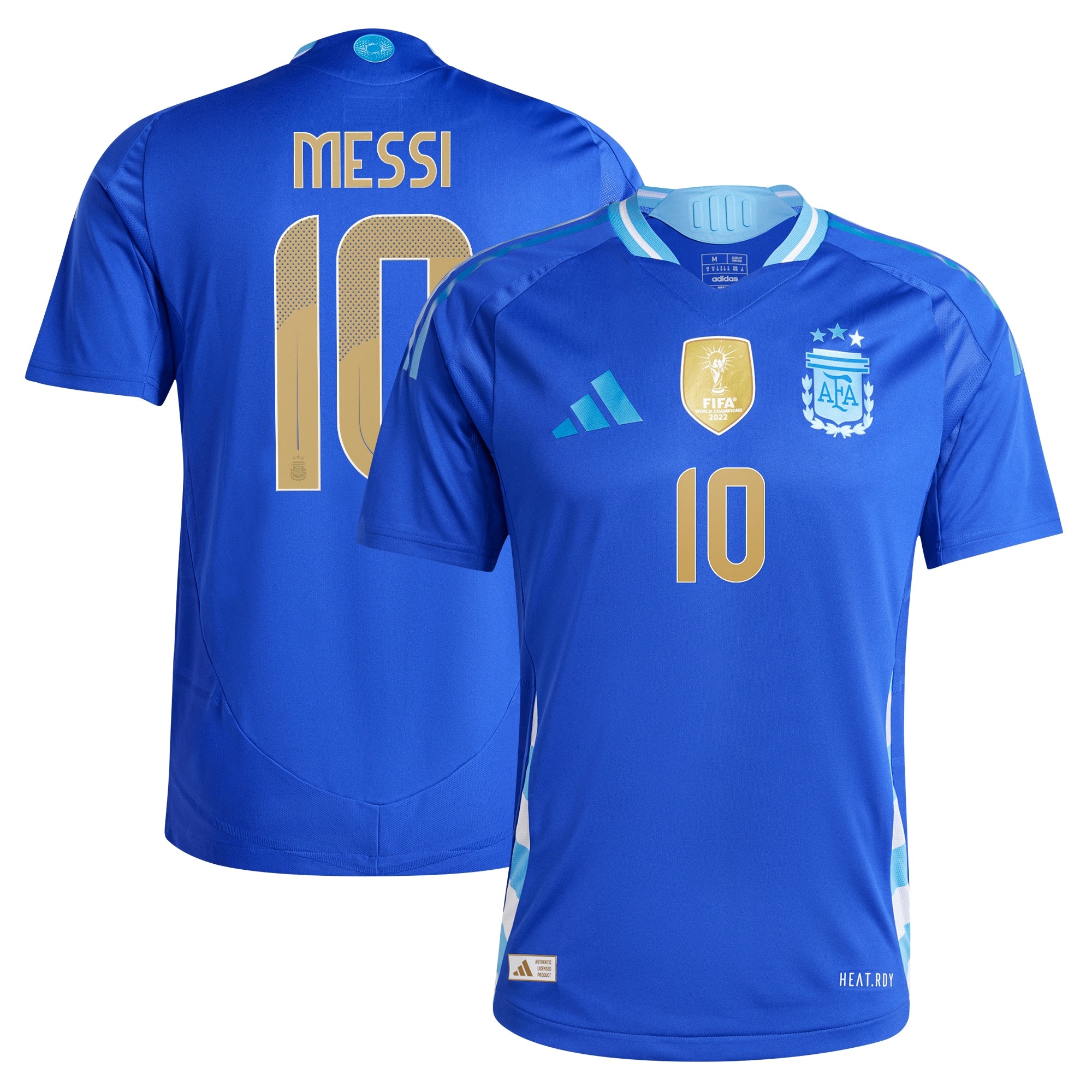 Lionel Messi Argentina National Team adidas 2024 Home Authentic Player Jersey - White/Blue - Image 4