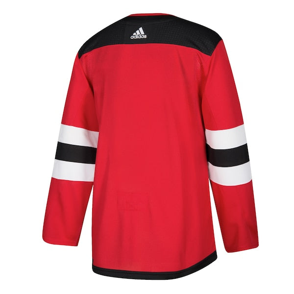 New Jersey Devils adidas Home Authentic Blank Jersey - Red - Image 3