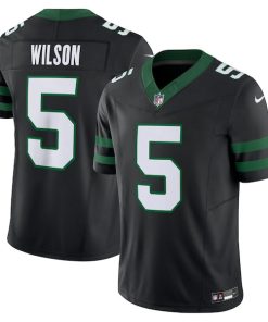 Garrett Wilson New York Jets Nike Alternate Vapor F.U.S.E. Limited Jersey  - Legacy Black/White