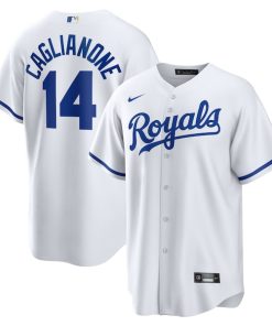 Jac Caglianone Kansas City Royals Nike Youth Home Replica Jersey - White