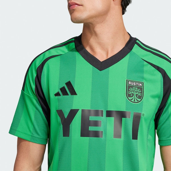 Austin FC adidas 2025 The Heartbeat Kit Replica Jersey - Green - Image 6