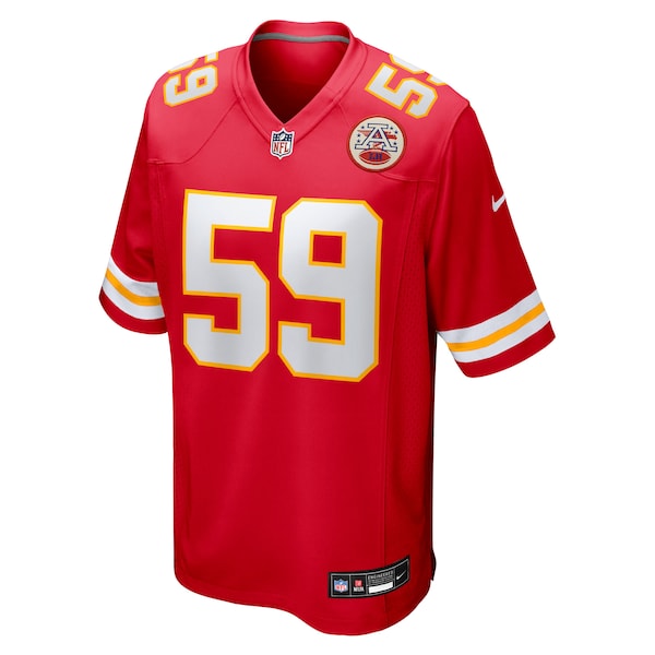 Cooper McDonald Kansas City Chiefs Nike Team Game Jersey - Red - Image 2