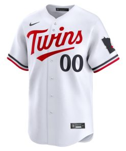 Alternative view of Minnesota Twins Nike Youth Home Limited Custom Jersey - White