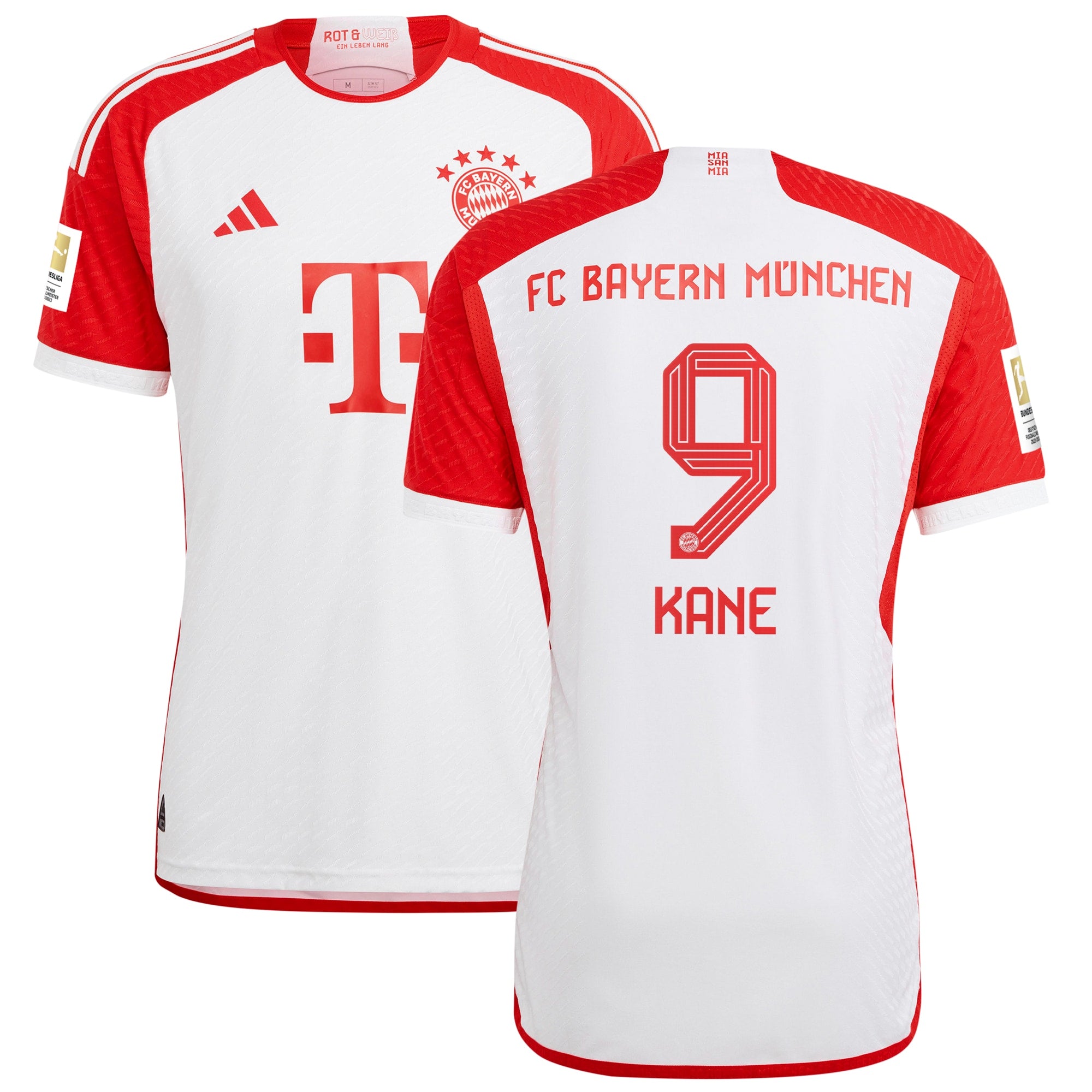 Harry Kane Bayern Munich adidas 2023/24 Away Authentic Player Jersey - Black/White - Image 6