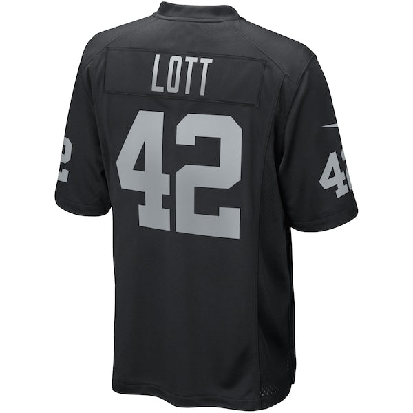 Ronnie Lott Las Vegas Raiders Nike Game Retired Player Jersey - Black - Image 3