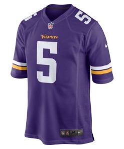 Alternative view of Mekhi Blackmon Minnesota Vikings Nike  Game Jersey -  Purple