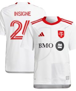 Lorenzo Insigne Toronto FC adidas Youth 2024 GTA Kit Replica Player Jersey?¨C White