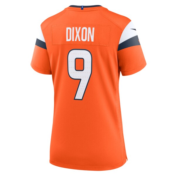Riley Dixon Denver Broncos Nike Women's Team Game Jersey - Orange - Image 3