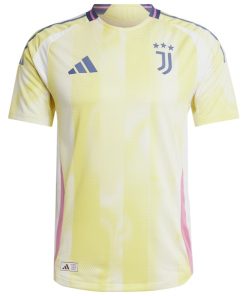 Alternative view of Juventus adidas 2024/25 Away Authentic Jersey - Yellow