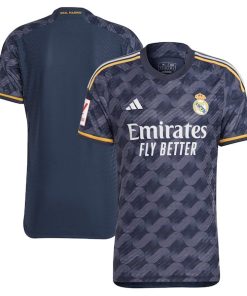 Los Merengues adidas 2023/24 Away Authentic Jersey - Navy