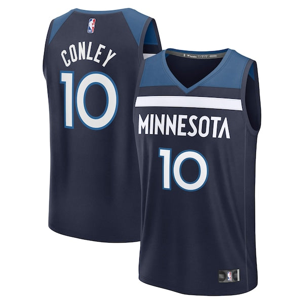 Mike Conley Minnesota Timberwolves Fast Break Replica Player Jersey - Icon Edition - Navy