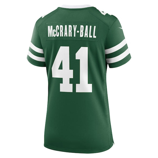 Marcelino McCrary-Ball New York Jets Nike Women's Team Game Jersey - Legacy Green - Image 3