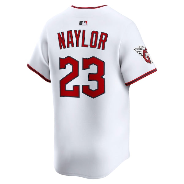 Bo Naylor Cleveland Guardians Nike Home Limited Player Jersey - White - Image 3