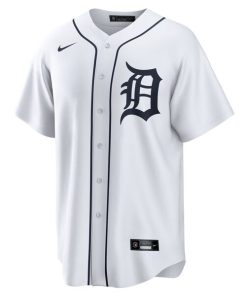 Alternative view of Jake Rogers Detroit Tigers Nike Home Replica Jersey - White
