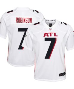 Bijan Robinson Atlanta Falcons Nike Youth Player Game Jersey - White