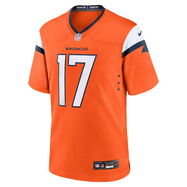 Lil'Jordan Humphrey Denver Broncos Nike Team Game Jersey - Orange - Image 2