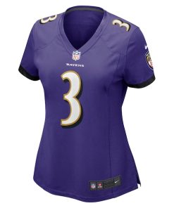 Alternative view of Deonte Harty Baltimore Ravens Nike Women's  Game Jersey -  Purple
