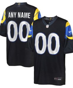 Los Angeles Rams Nike Youth 2025 Rivalries Collection Custom Game Jersey - Midnight Blue/Royal