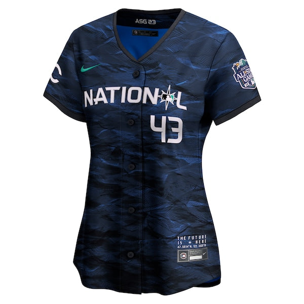 Alexis Diaz National League Nike Women's 2023 MLB All-Star Game Limited Player Jersey - Royal - Image 2