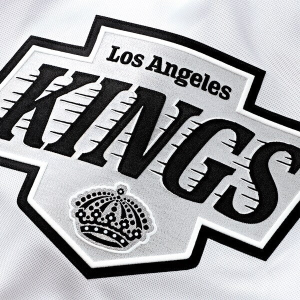 Los Angeles Kings Away Premium Custom Jersey - White/Black - Image 5