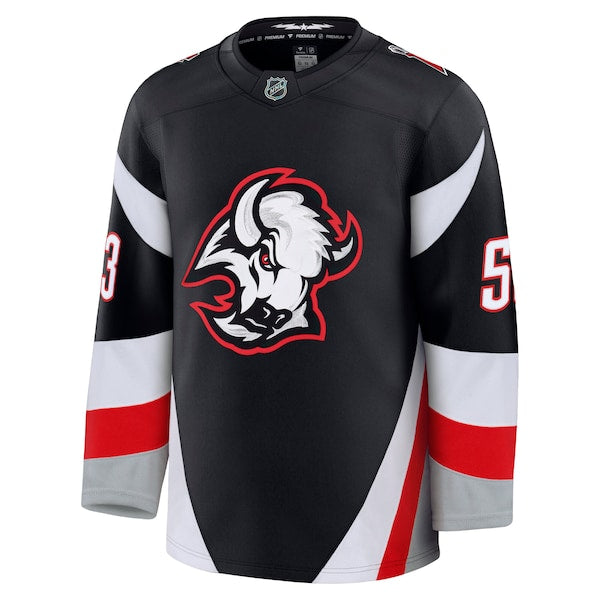 Jeff Skinner Buffalo Sabres Alternate Premium Jersey - Black/Royal - Image 4