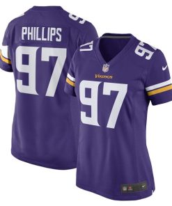 Harrison Phillips Minnesota Vikings Nike Women's Game Player Jersey - Purple