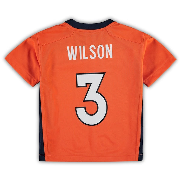 Russell Wilson Denver Broncos Nike Preschool Game Jersey - Orange - Image 3
