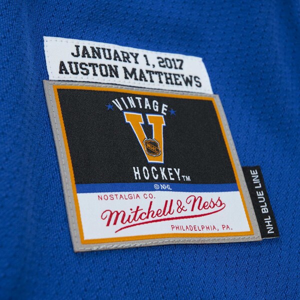 Auston Matthews Toronto Maple Leafs 2017 Winter Classic Blue Line Player Jersey - Blue - Image 5