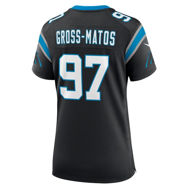 Yetur Gross-Matos Carolina Panthers Nike Women's Team Game Jersey - Black - Image 3