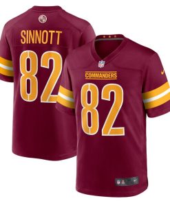 Alternative view of Ben Sinnott Washington Commanders Nike  Game Jersey -  Burgundy
